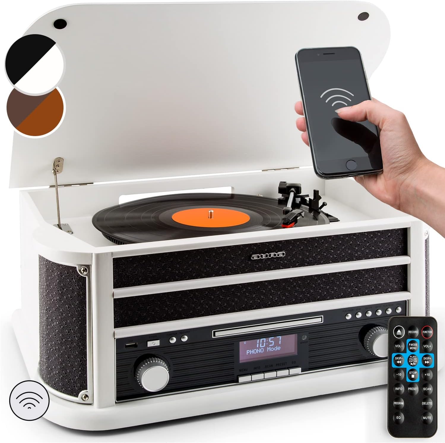 Auna Bluetooth Vinyl Record Player