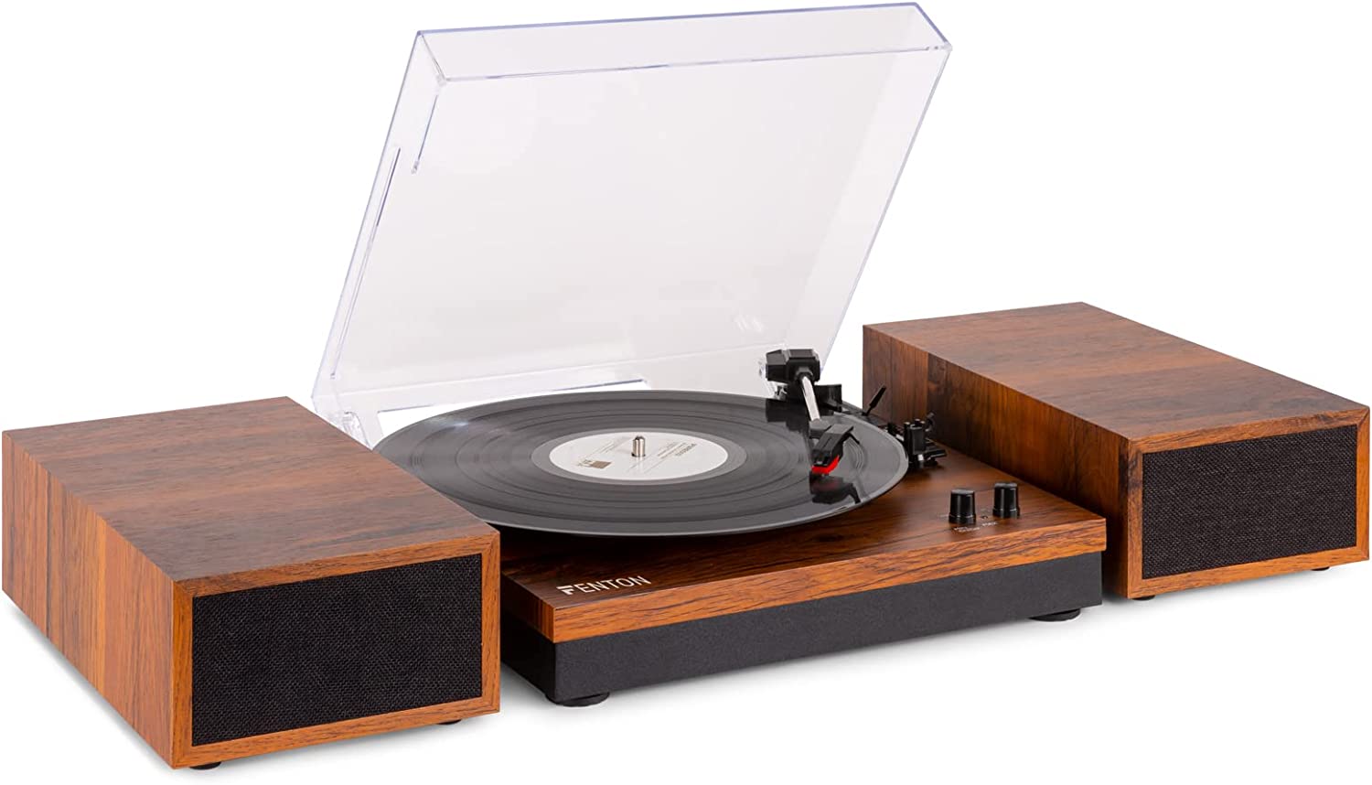 Fenton Bluetooth Record Player with Built-In Speakers