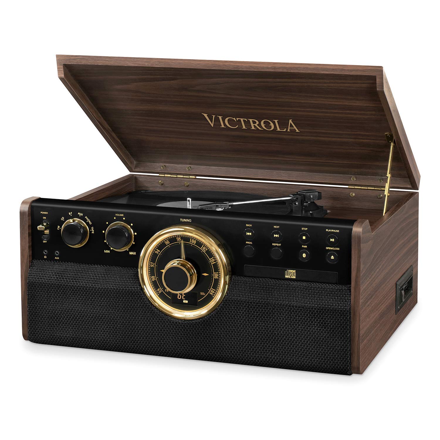 Victrola Empire 6-in-1 Bluetooth Vinyl Turntable