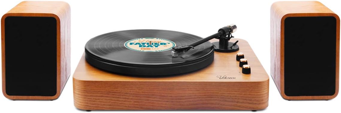 VOKSUN NKW Bluetooth Vinyl Turntable
