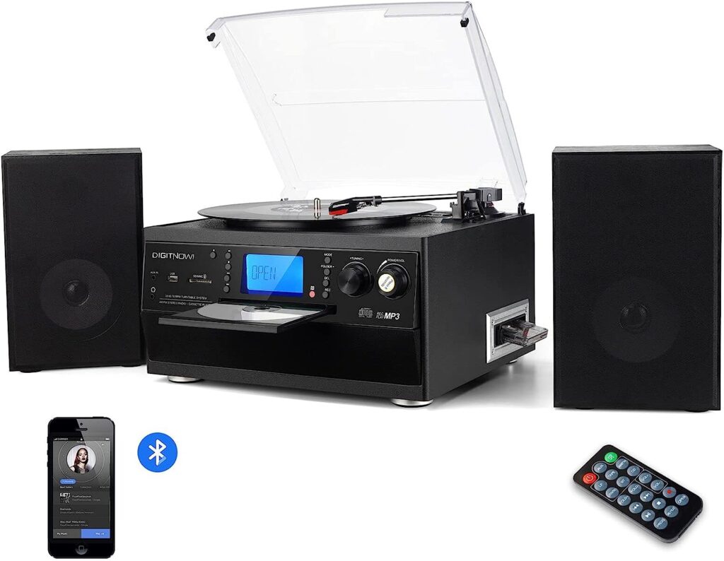 DIGITNOW Bluetooth Vinyl Record Player Review