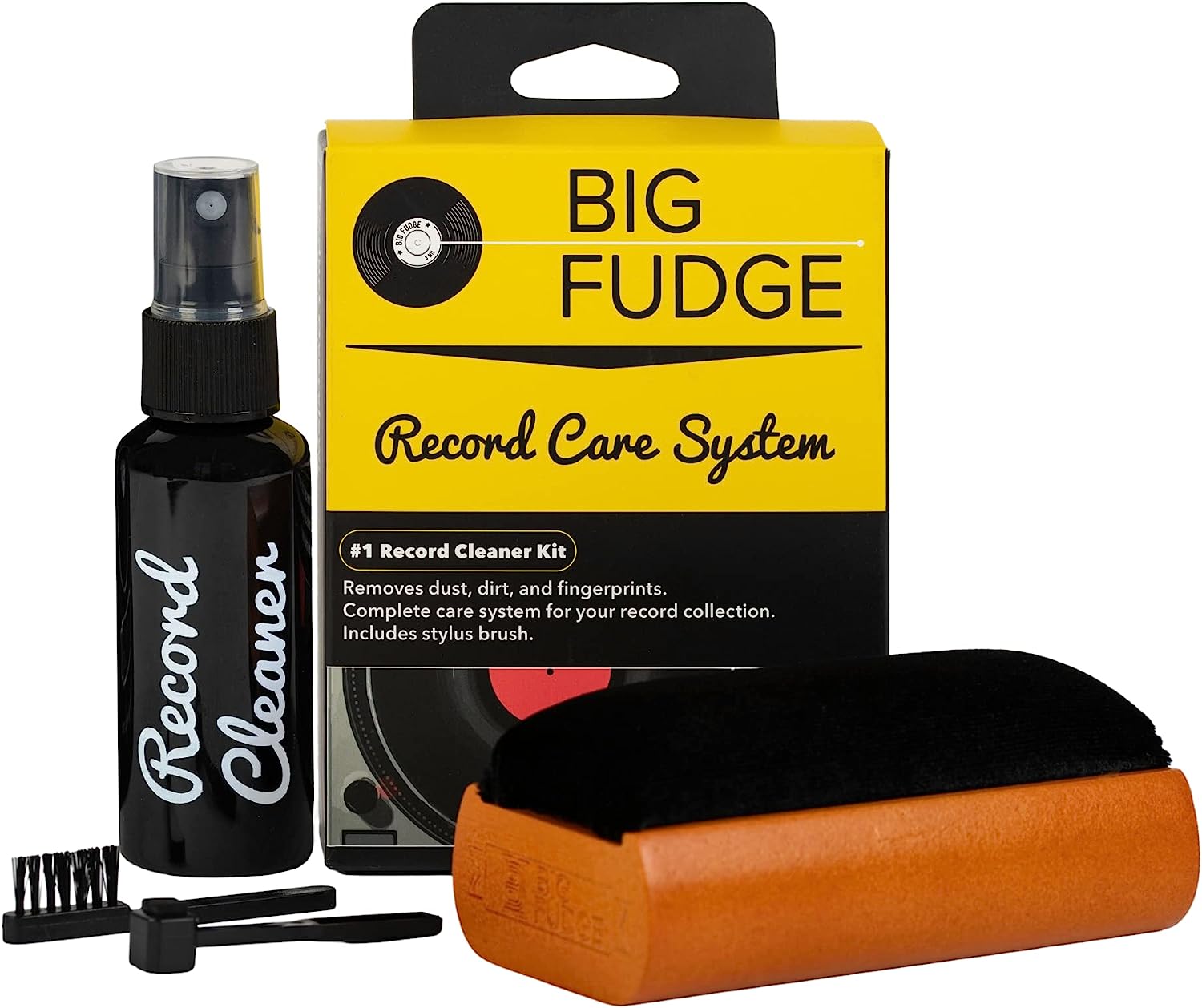 Record Cleaner - 4 in 1 Vinyl Record Cleaner Kit